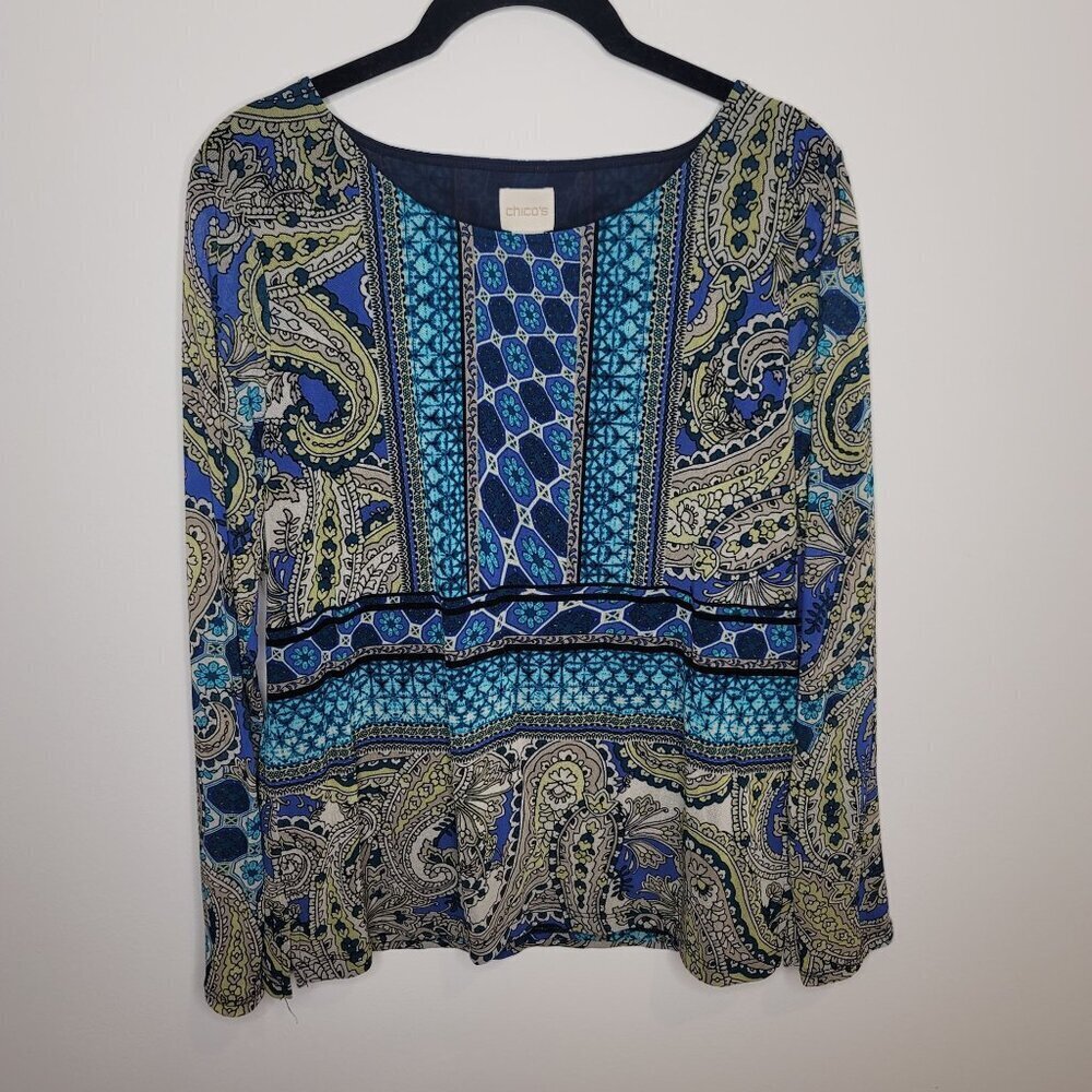 Chico's Blouse Womens 1 (Medium)